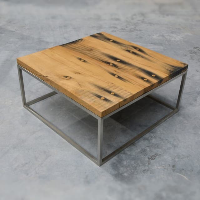 Massief Eiken Bijzettafel 11