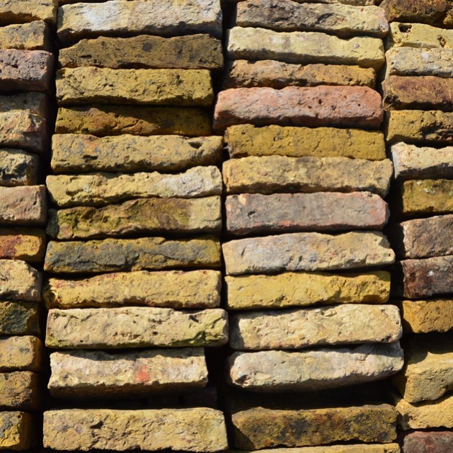 Gele handvorm metselsteentjes