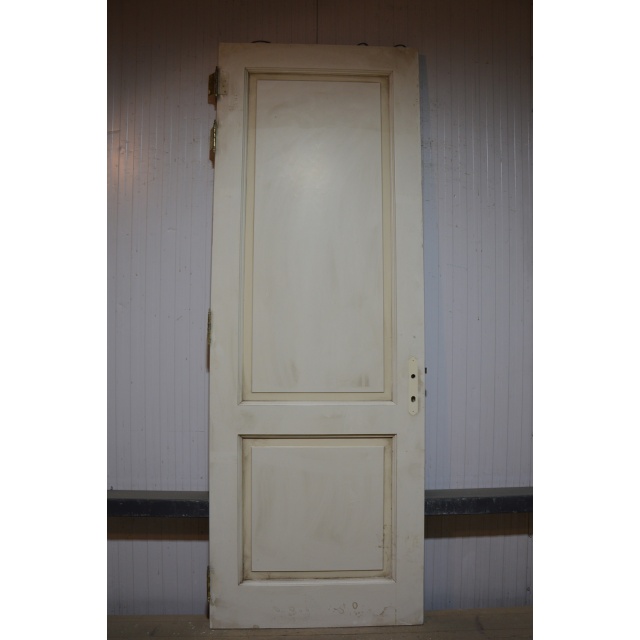 Zo goed als nieuwe tweevaks paneeldeur   