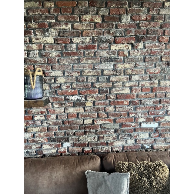 Oude gebikte veldbrandsteen