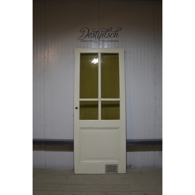 Gebruikte paneeldeur met glas  