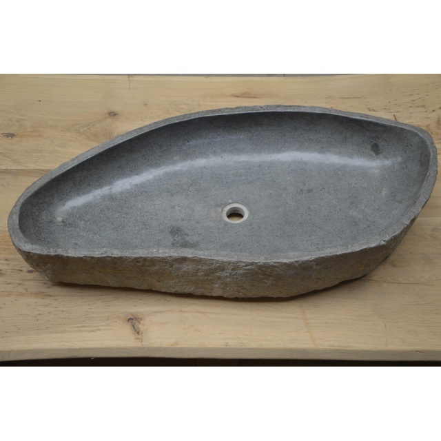 Riviersteen wasbak 
