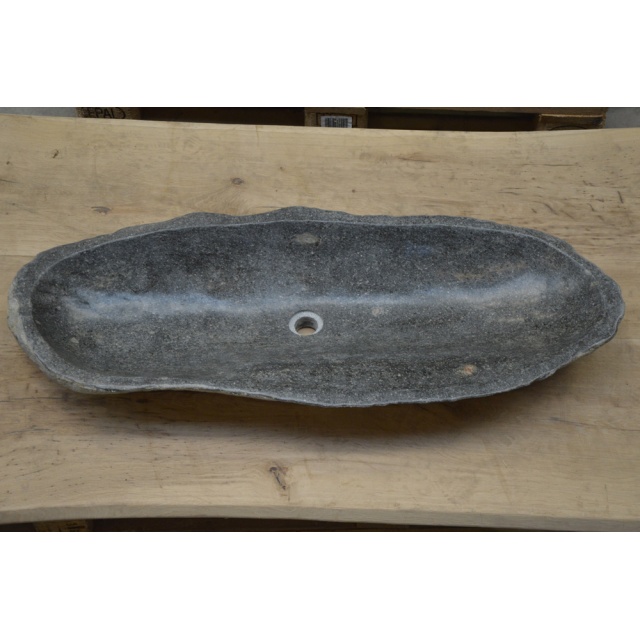 Natuurstenen wasbak uit Indonesië 