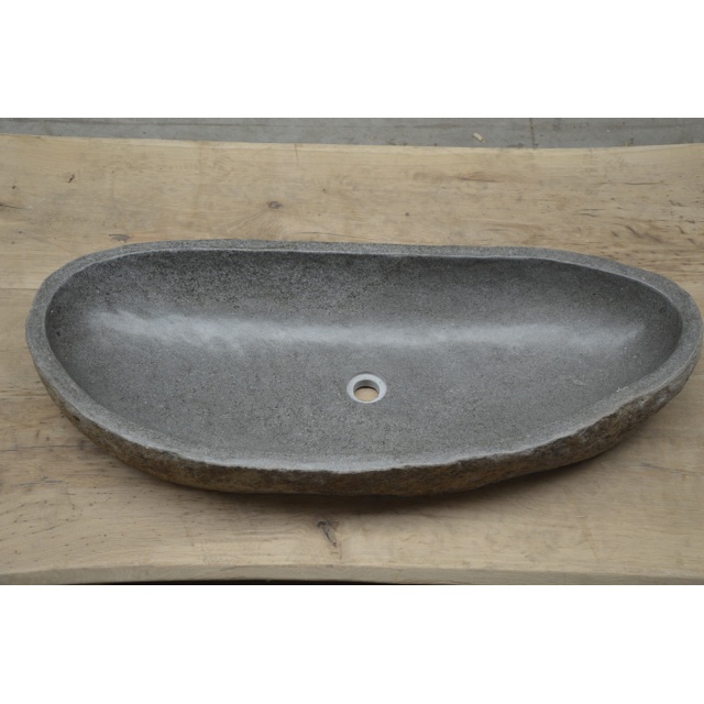 Natuurstenen wasbak uit Indonesië 