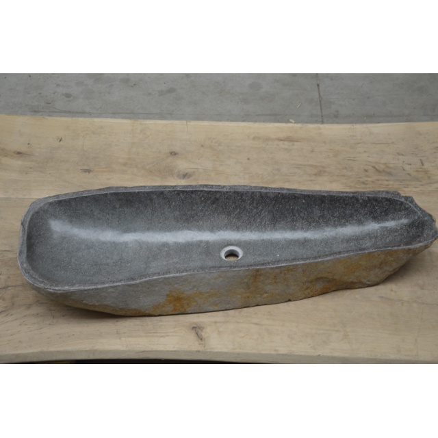 Natuurstenen wasbak uit Indonesië 