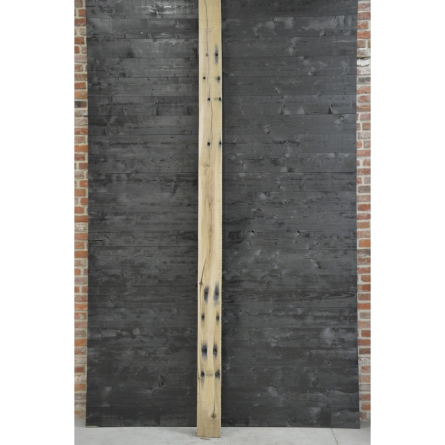 Oude eiken spoorbielsplanken 