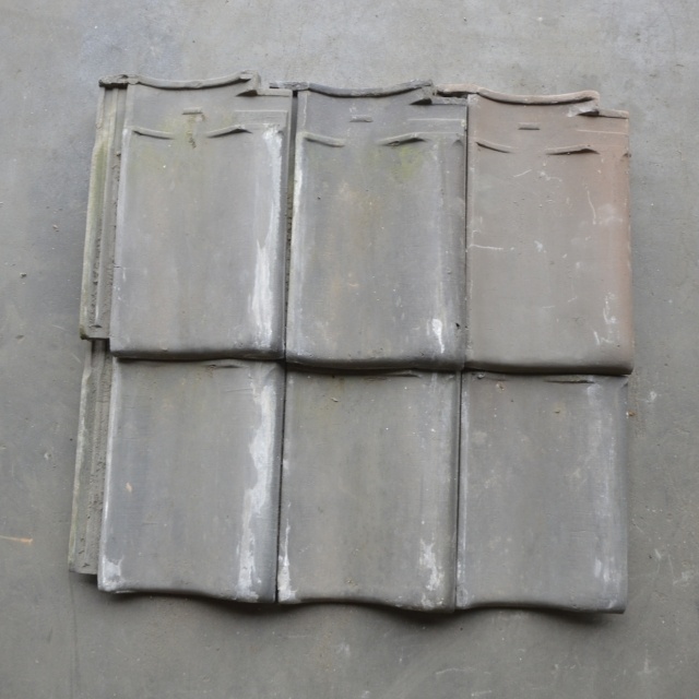 Partij gebruikte VH dakpan blauwgesmoord  