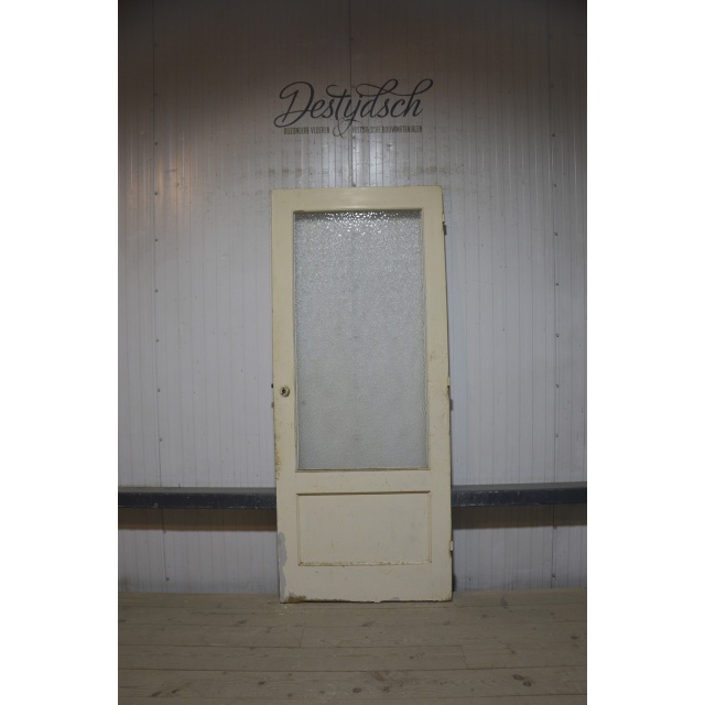 Gebruikte paneeldeur met glas 