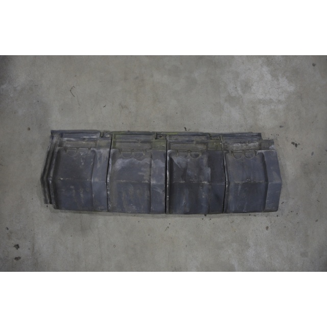 Partij tuile du Nord knikpannen met vlakke wel