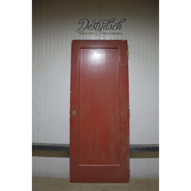 Oude paneeldeur met 1 vak 