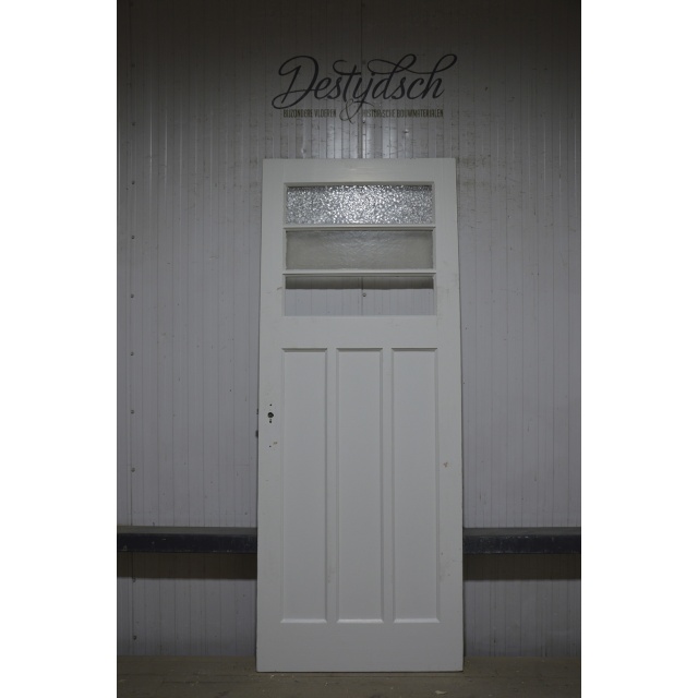 Bruynzeel zesvlaks paneeldeur met 3 ruitjes 