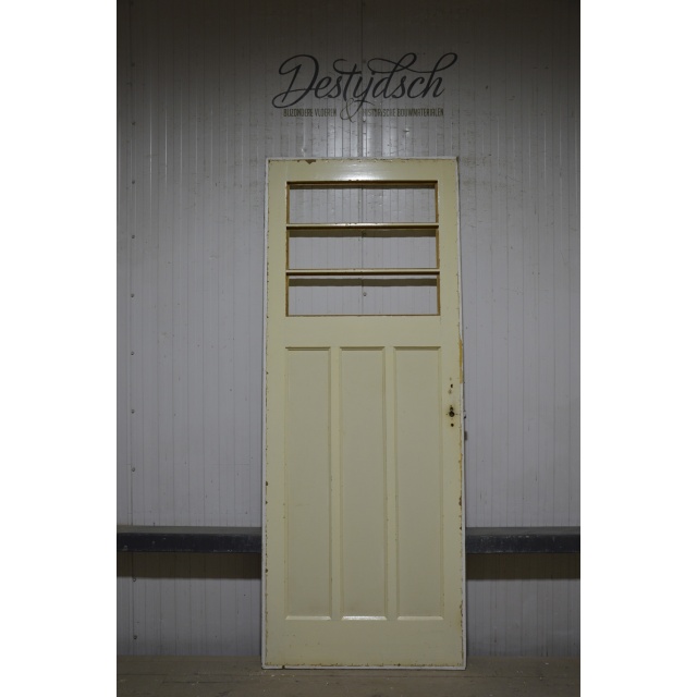 Bruynzeel zesvlaks paneeldeur met 3 ruitjes 