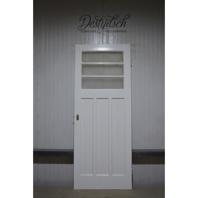 Bruynzeel zesvlaks paneeldeur met 3 ruitjes 