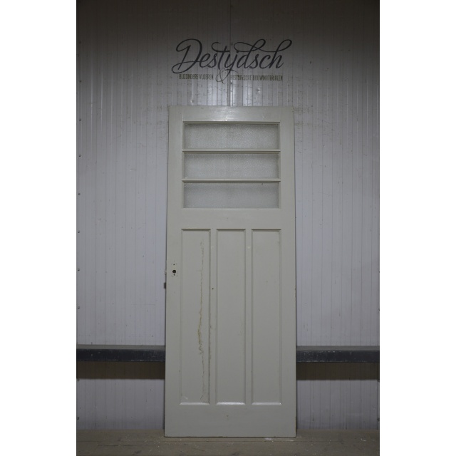 Bruynzeel zesvlaks paneeldeur met 3 ruitjes