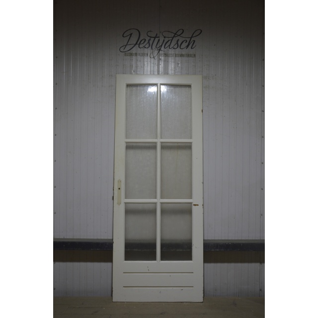 Gebruikte paneeldeur met glas 