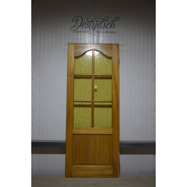 Gebruikte paneeldeur met glas 