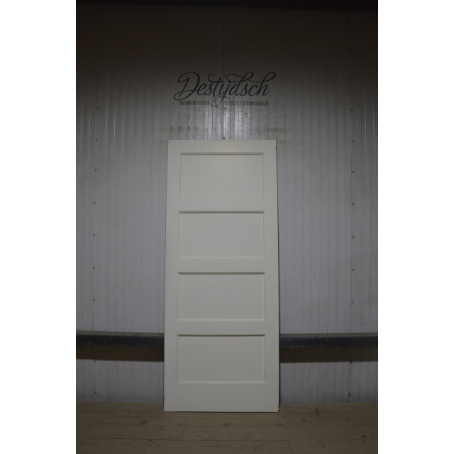 Bruijnzeeldeur deur met 4 vakken  