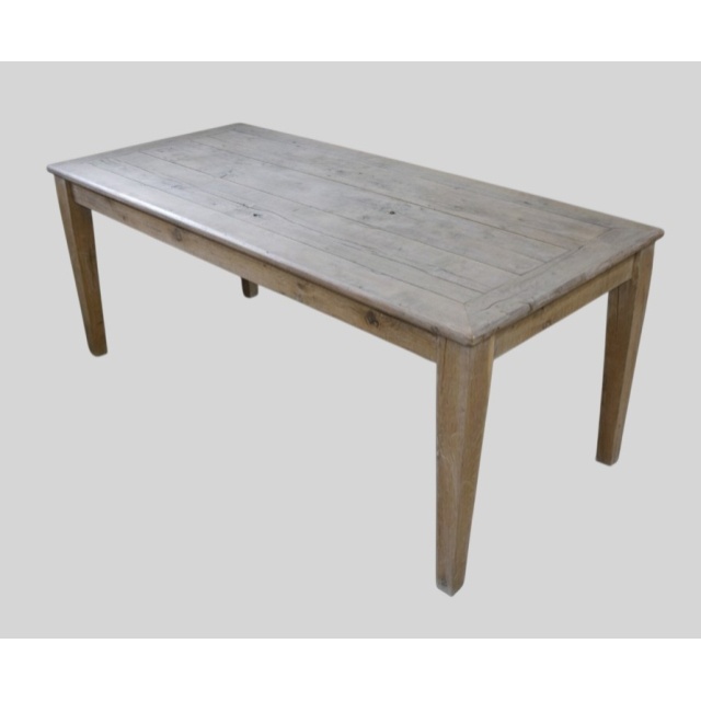 Massief oud eiken eettafel